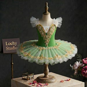 Monogram Tutu Dress Girl Toddler Dance Show Ballerina Costume Baby Ballet Performance Outfit Recital Stage Dress Princess Costume for Party