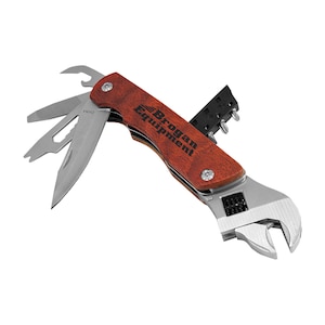 Personalized Wrench Multi-Tool Gift - Groomsmen Gifts - Gifts for Dad, Husband, Men - Fathers Day Gifts