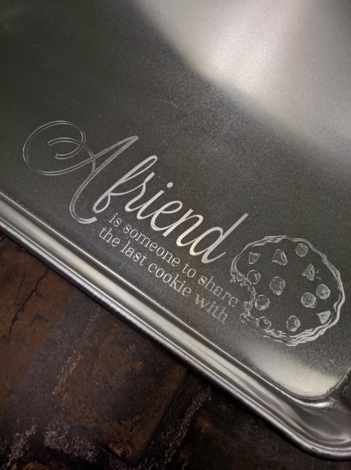 Engraved Cookie Sheet, Personalized Aluminum Baking Sheet, Engraved Sheet  Pan, Custom Cookie Pan, Sheet Tray, Oven Baking Pan, Baker Gift 