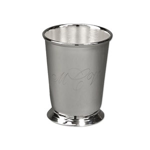 Personalized Silver Plated Mint Julep Style Cup