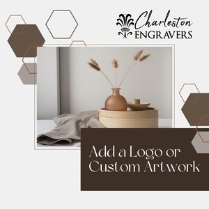 Add a logo to be engraved with your product order