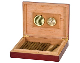 Personalized Humidor for Cigars | Custom Cigars Box | Cigars Accessories | Humidor Box | Made in the USA