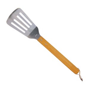Engraved Bamboo BBQ Spatula, Grill Master Gift