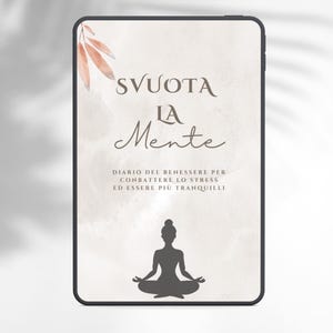Diario Svuota la Mente Stampabile | Brain Dump Journal | Anti Stress e Ansia | Planner Benessere e Mindfulness | PDF Digitale
