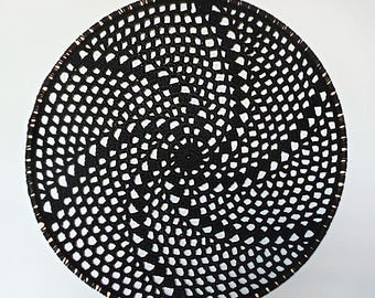 Mandala crochet da parete