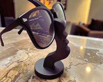 Support de porte-lunettes pour le visage Présentoir de bureau pour organisateur de lunettes moderne