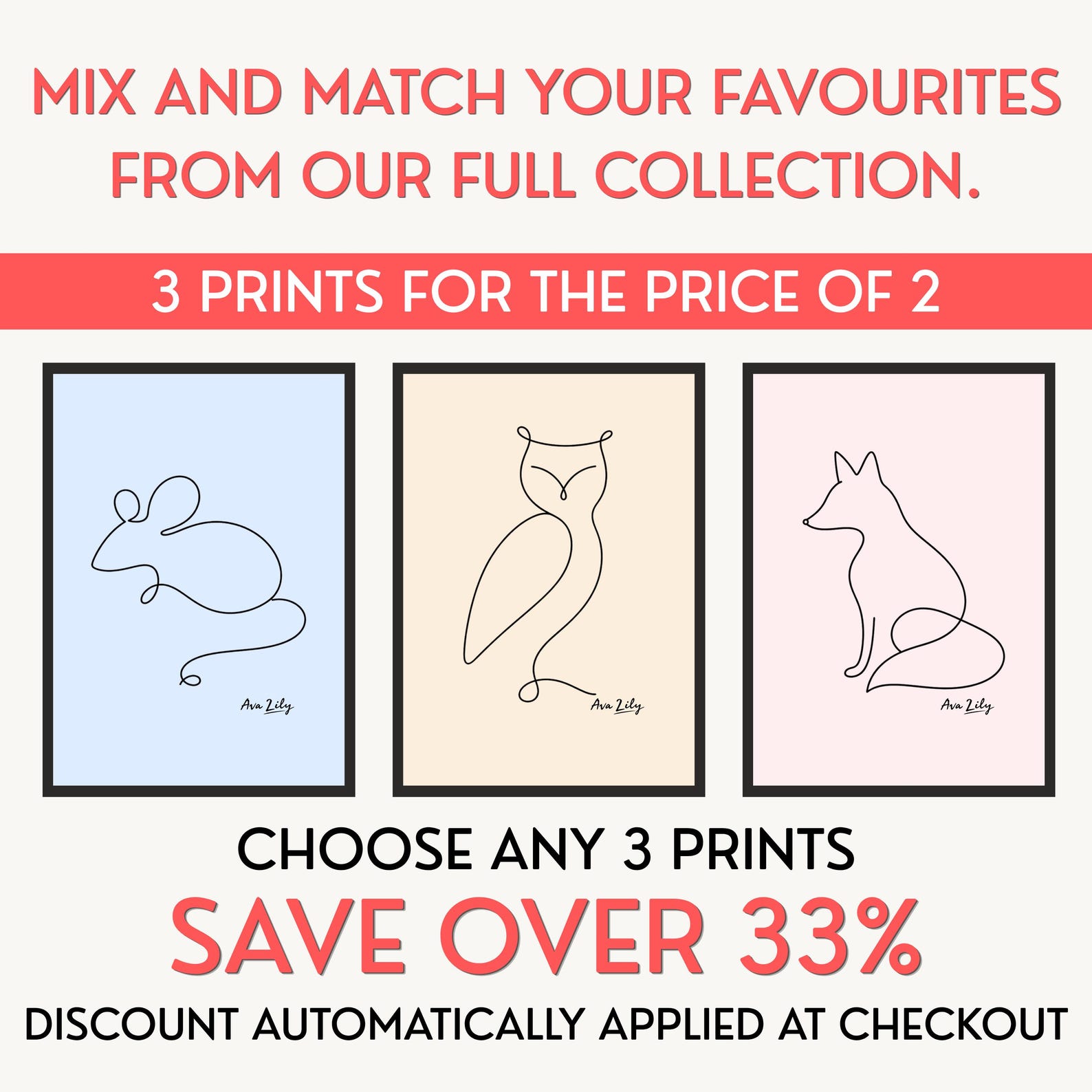 First Order Drawing View Minimalist Fox Line Art Print, Abstract One Line Drawing, Scandinavian ...