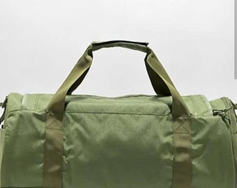 Women's Green Travel Bag Skate Duffle Gym Bags for Sports Fitness Yoga