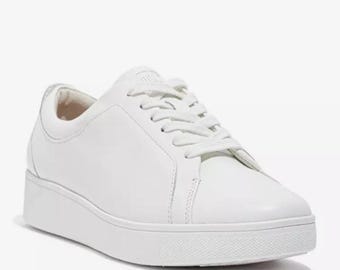 Fitflop Rally Leather Trainers Size UK 7  US 9 EU 41