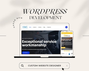Professioneel WordPress-siteontwerp | Ontwikkeling op maat gemaakte zakelijke website | Responsieve WordPress-expertservices
