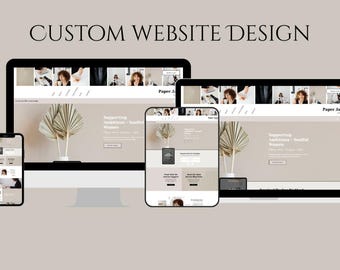 Custom Web Development and Professional UIUX Layout - Responsive Modern Business Site Redesign Service