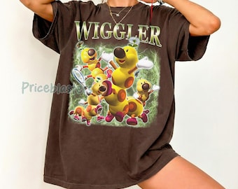 Retro Wiggler T-Shirt, Vintage Super Mario Graphic Tee, Mario Bros Fan Gift, Retro Game Character Shirt, Nintendo Gaming Shirt