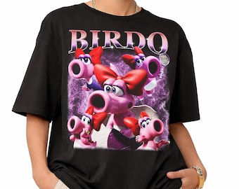 Vintage Birdo T-Shirt, Nintendo Super Mario Graphic Tee, Super Mario Fan Gift, Retro Game Character Shirt, Universal Orlando Trip Tee