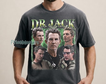 Camiseta del Dr. Jack Abbott, camiseta de la serie de televisión The Pitt, camiseta de personaje de televisión Doctor, regalo para fans de dramas médicos, camiseta unisex con estampado retro.