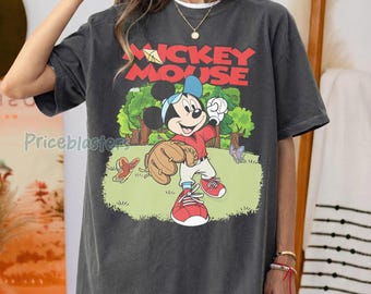 Vintage Mickey Mouse Comfort Colors Shirt, Retro Disney Mickey Shirt, Magic Kingdom Park, Disneyland Trip Outfit, Walt Disney World Tee