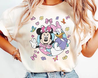 Disney Minnie and Daisy T-Shirt, Disney Girl Trip Shirt, Minnie Mouse and Daisy Matching Shirt, Best Friend Gift, Disney Vacation Tee
