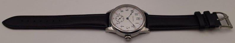 Waltham Vintage 6s Pocket Marriage Watch Conversion 40mm SS Wrist Watch 1904 Movement image 8