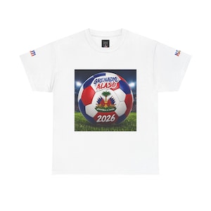 Koszulka z flagą Grenady na mecz piłki nożnej 2026 | Koszulka kibica piłki nożnej