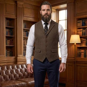 walker slater harris tweed waistcoat