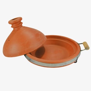Moroccan Clay Tagine Handmade | Traditional Slow Cook Pot