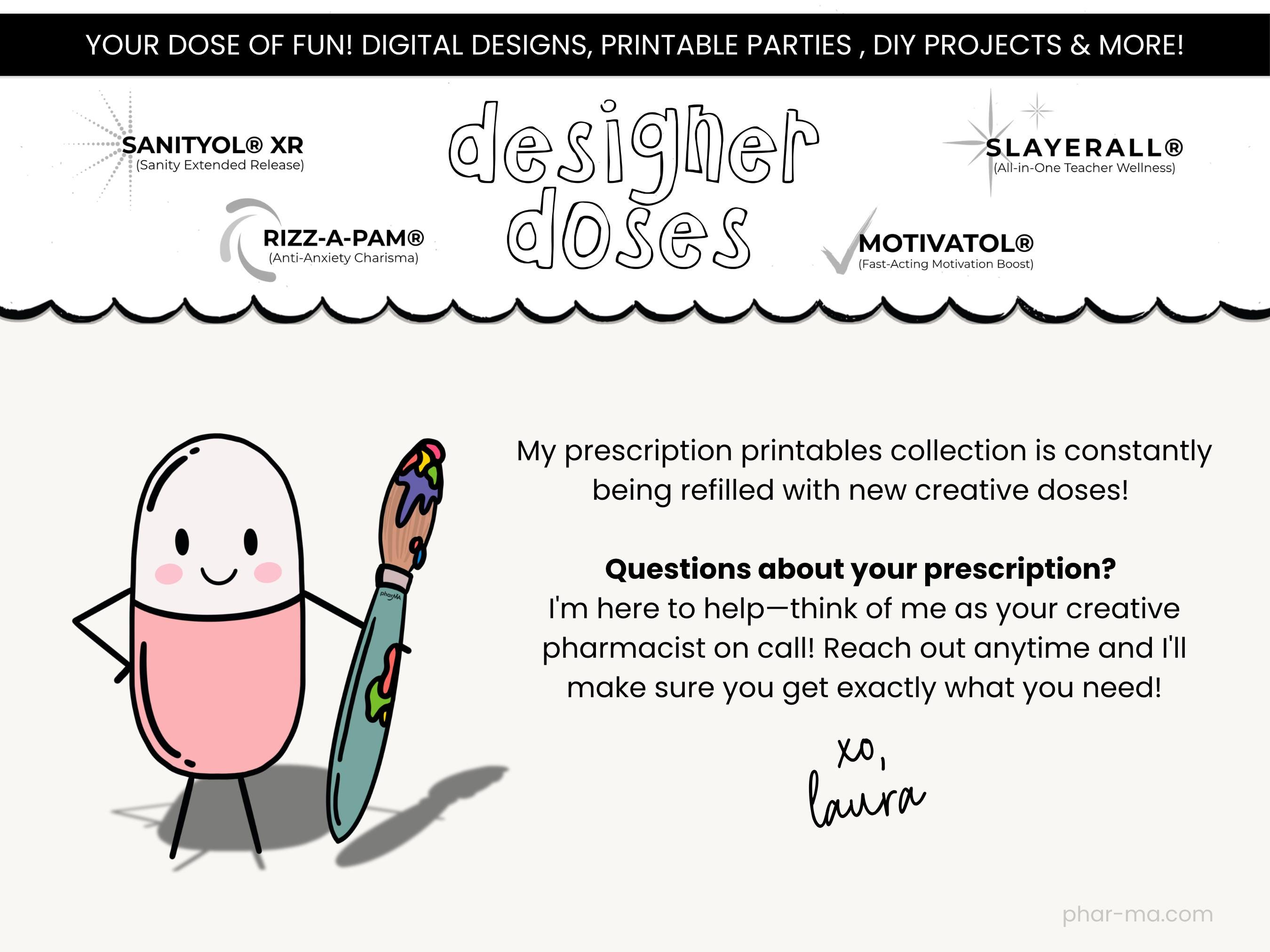 The Rizz Printable New Teacher Gift Printable | Canva Template | Funny RIZZ-A-PAM ...