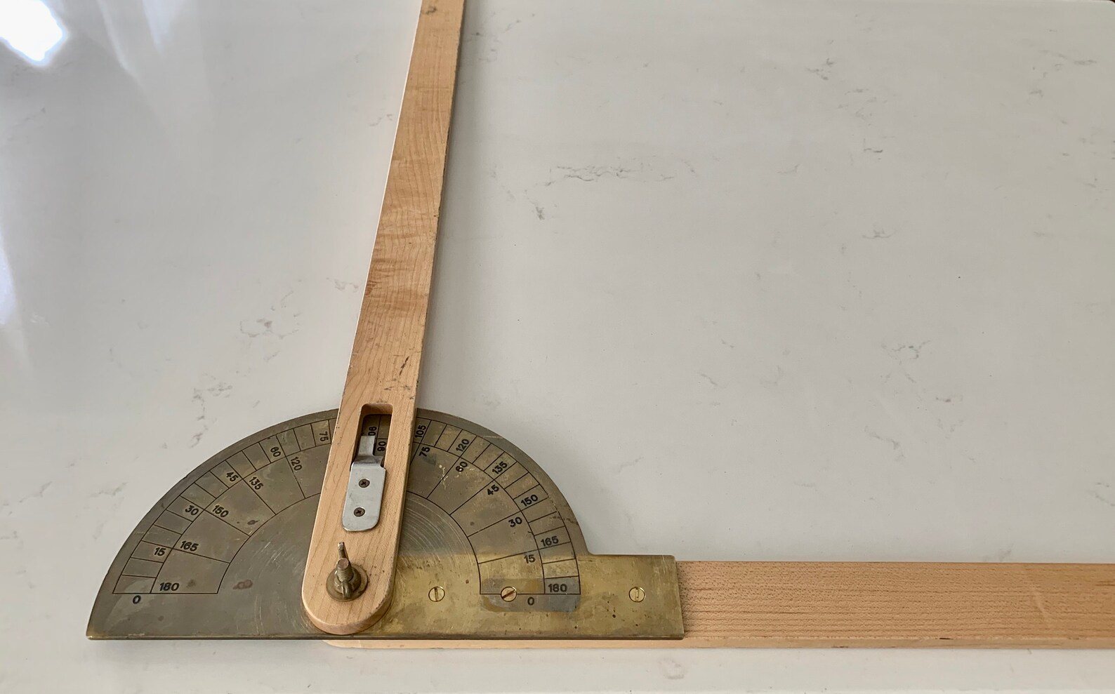 Large Angle Finder 40 Inches Vintage Table Top Tool 180 Etsy