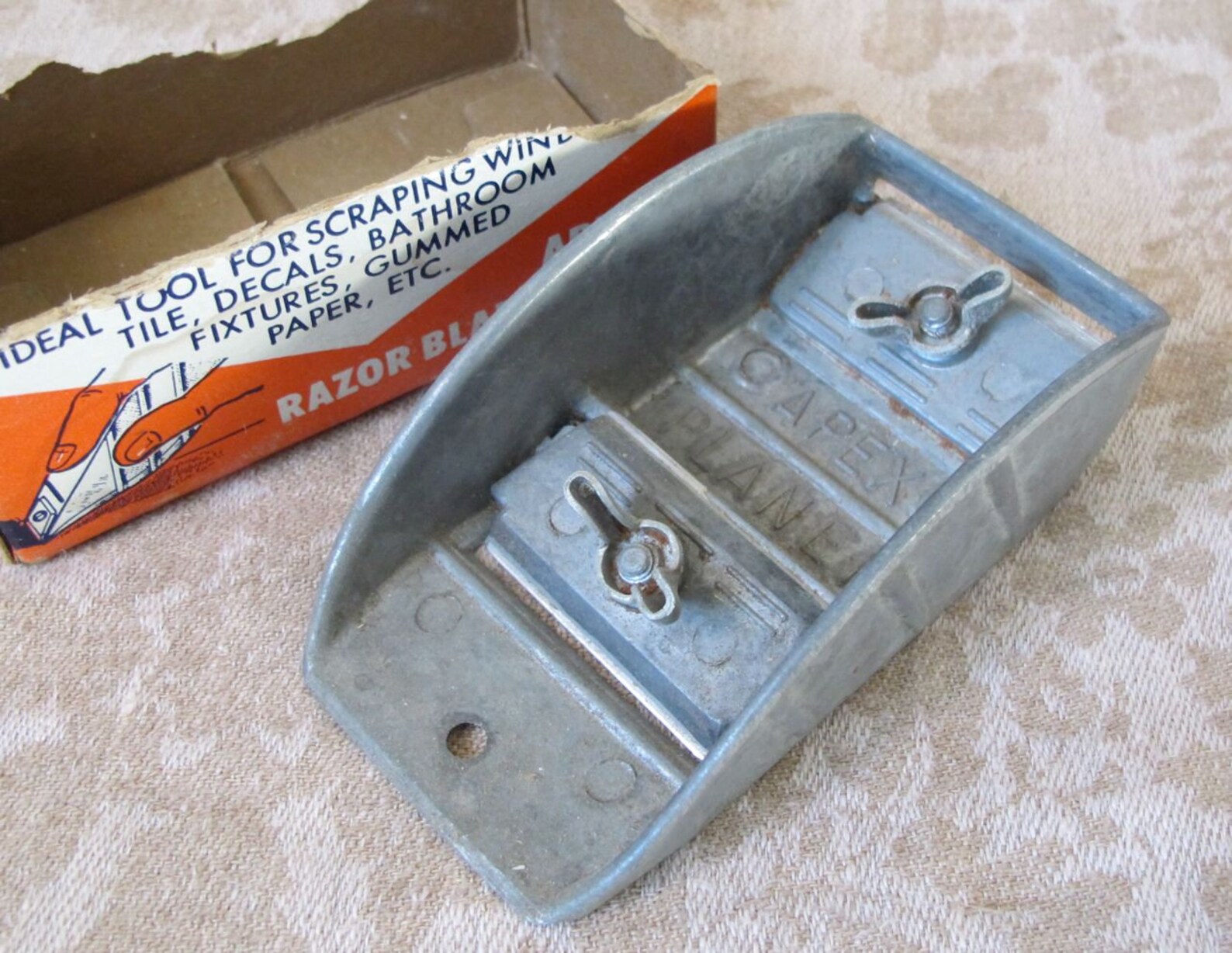 Apex Razor Blade Planer Scraper Vintage Hand Tool Etsy