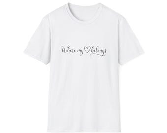 Personalisiertes Mom Shirt mit Kindernamen | Geschenk für Mama Geburtstag | Wo mein Herz Tee gehört