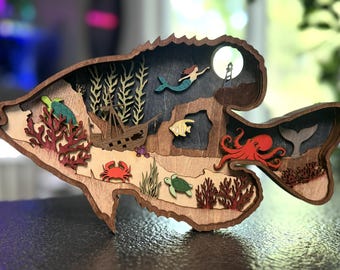 Arte mural / Naturaleza / Peces