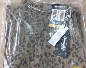 New w/Tags Buffalo Jeans Women's Barrel Leg Jeans Leopard Size 8