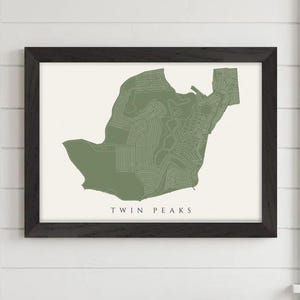 Twin Peaks Map - Etsy UK