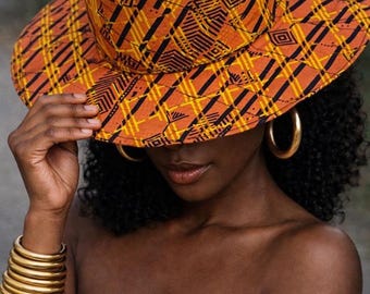 Ankara Wax Print Bucket Hat | Handmade African Fabric Summer 