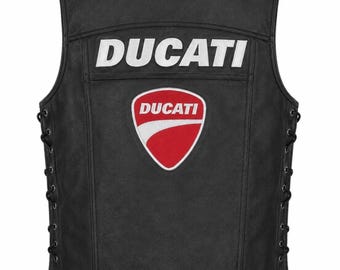 Ny Ducati herrväst i 100 % kohud i present till honom