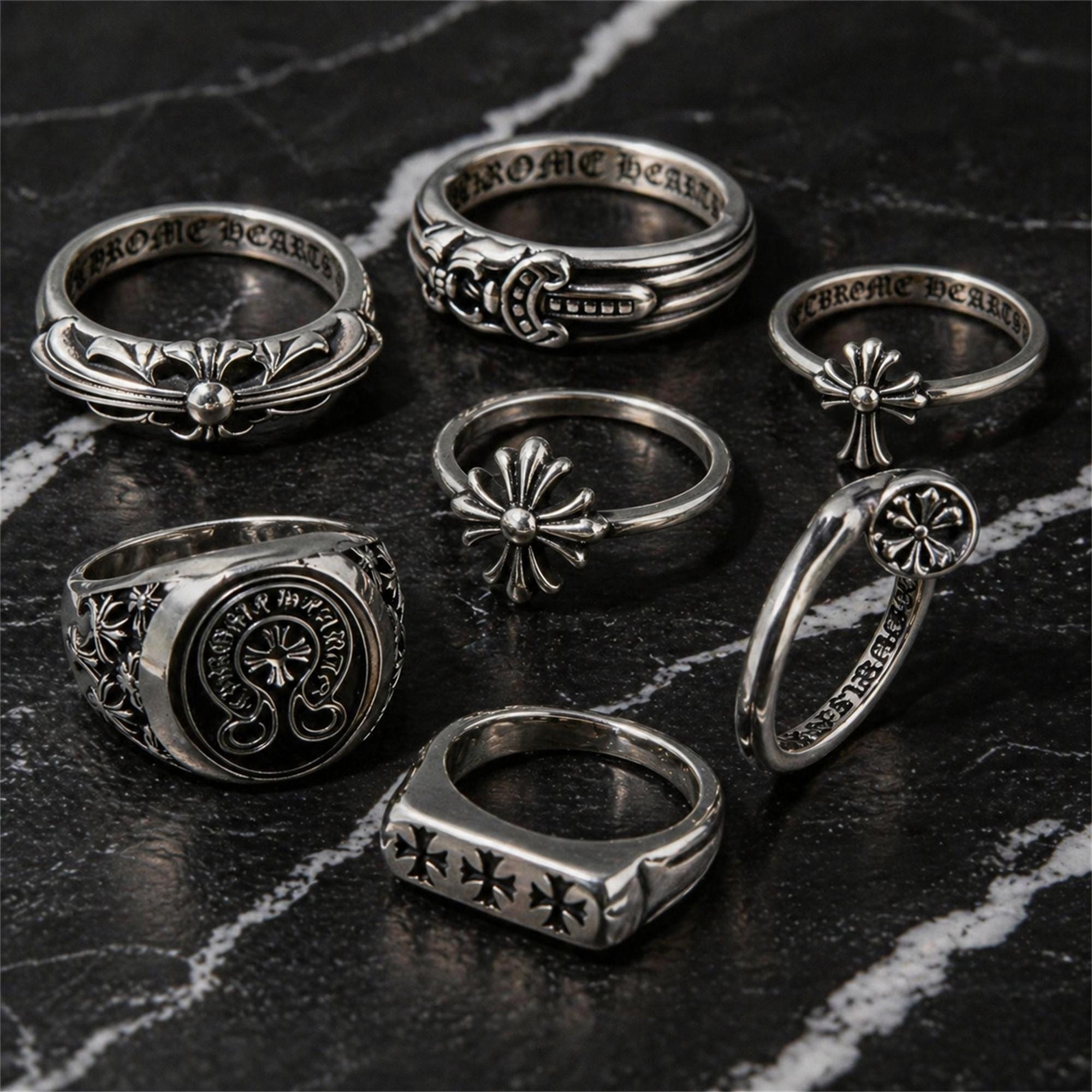 Chrome hearts ring - Etsy 日本