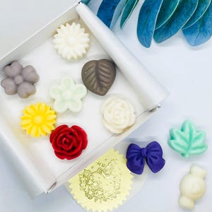 Olika dofter, Petit Wax Melt-kollektion, Smakbox med flera aromer, Nya former, Starkt doftande sojavaxsmältor, Handhällt presentset