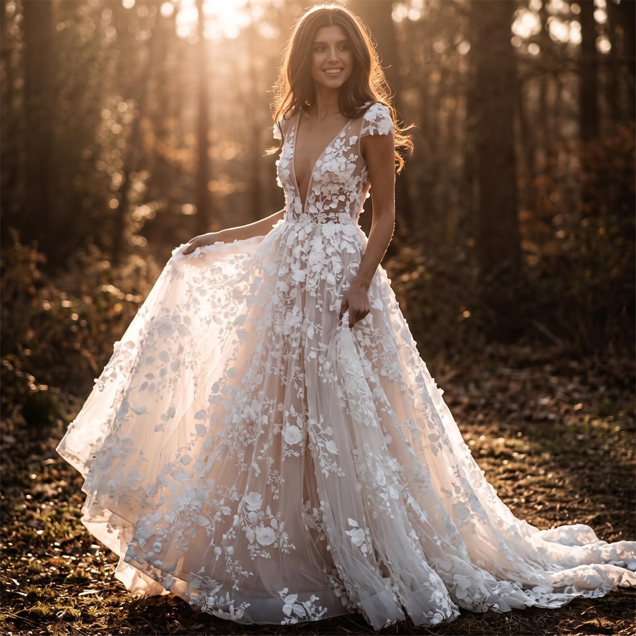 boho sparkly wedding dress Lace wedding Shoe Size (UK):9 MOB Bridal Shower Heart Cutout Corset Sequin up back ensures a