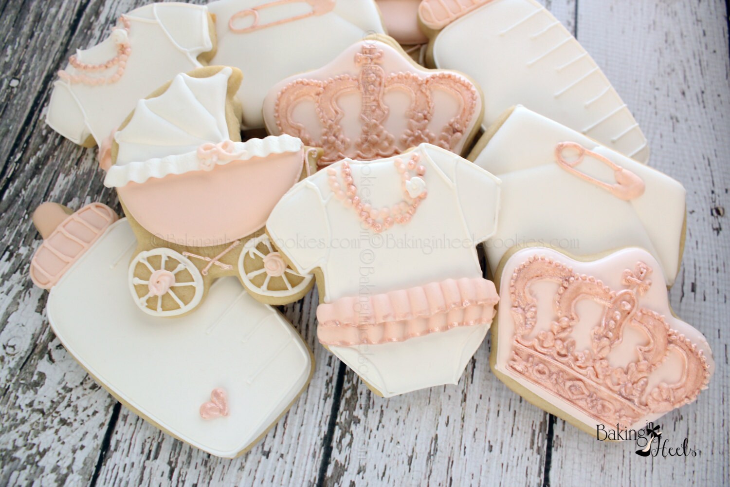 Rose Gold Baby Shower Cookies Royal Baby Shower Baby Shower Etsy Rose Gold Baby Shower Cookies Royal Baby Shower Baby Shower Etsy