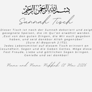 Sunnah Table Card Set for Download