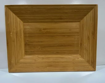 Pampered Chef Wooden Serving Tray