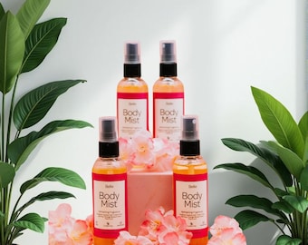 Belle Körpernebel | Langanhaltender Duftnebel | Feines Körperspray | Leichtes Parfüm Spray | Parfum in Reisegröße | Geschenk für Sie