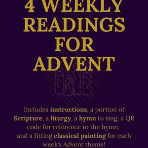 Advent Wreath Reading, Sunday Advent Readings, Advebr Scripture Readings, Advent Candle Liturgy, Advent Weekly Readings, Advent Family Guide