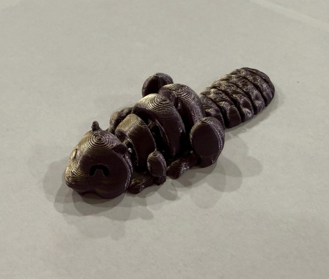 3D Printed Articulated Beaver Fidget Toy - Etsy