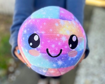 Personalized Stuffed Volleyball - Kawaii Soft Fleece Volleyball