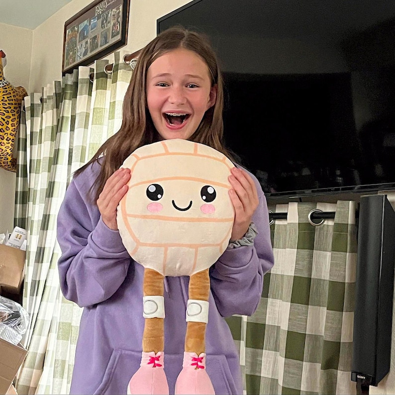 Back in Stock Velvet Plushie Volleyball Soft Squishy Volleyball With