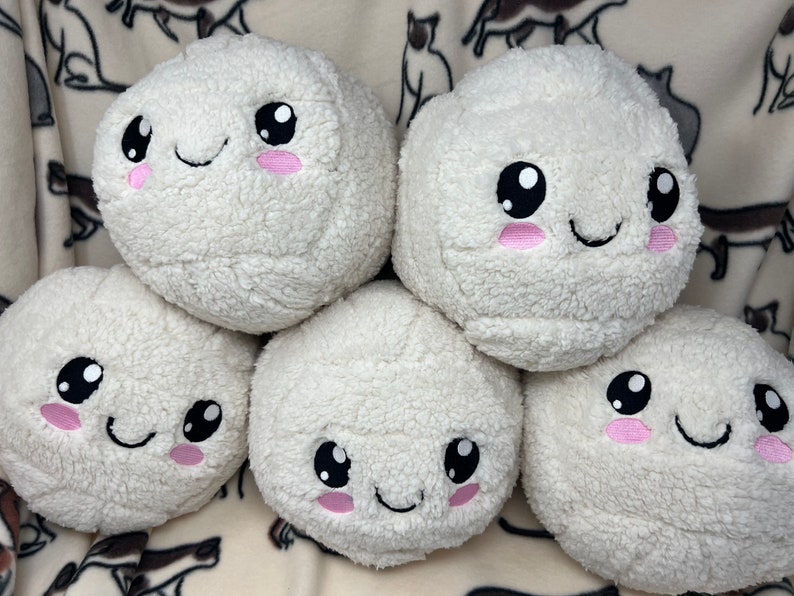 Plushie Volleyball Sherpa Volleyball Kawaii Volleyball image 7