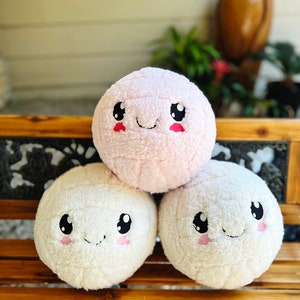 Plushie Volleyball Sherpa Volleyball Kawaii Volleyball image 5