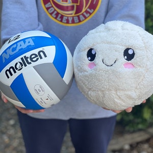 Plushie Volleyball Sherpa Volleyball Kawaii Volleyball image 2