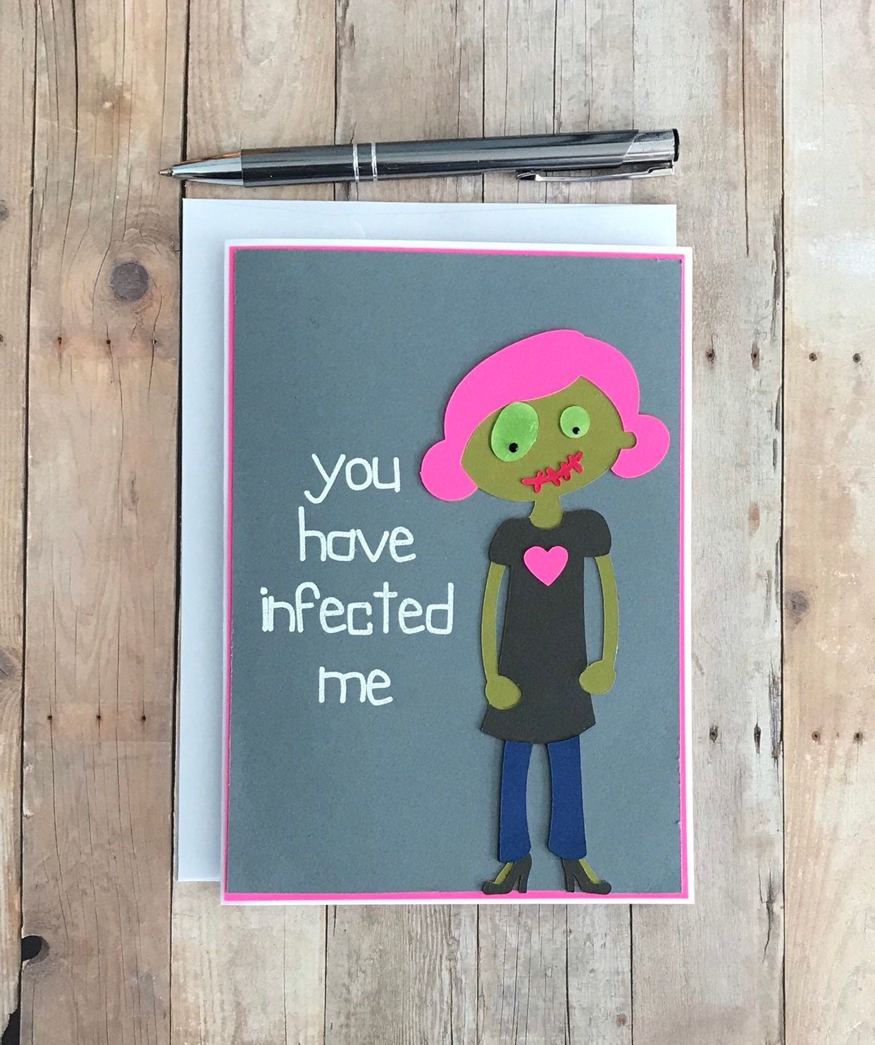 Zombiekarte Lustige Valentinstagskarte Fur Mann Etsy
