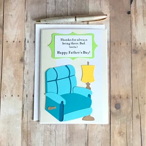 Fathers Day Card, Funny Card for Dad, Dad Gift Dad, Father's Day Card, Sarcastic Card for Dad, Handmade Card, Funny Father's Day Card image 1