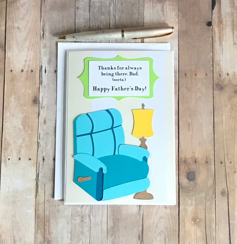 Fathers Day Card, Funny Card for Dad, Dad Gift Dad, Father's Day Card, Sarcastic Card for Dad, Handmade Card, Funny Father's Day Card image 1